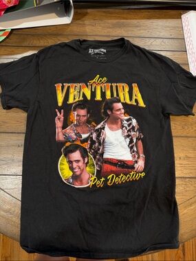 Ace Ventura Graphic Tee - Black